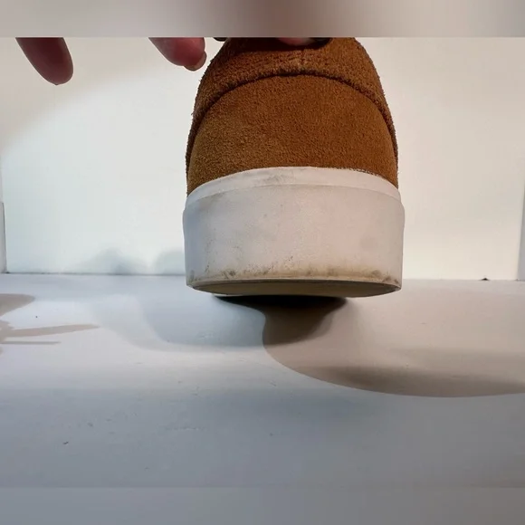 Nike SB Zoom Janoski RM Skate Shoe Men’s 10 Brown Suede Red Swoosh AQ7475-204 - Picture 7 of 15